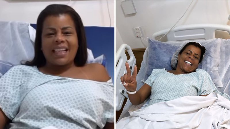 Tati Quebra-Barraco em cama de hospital - Foto Reprodução Instagram