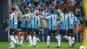 Time do Grêmio em campo 2023 - Reprodução Internet