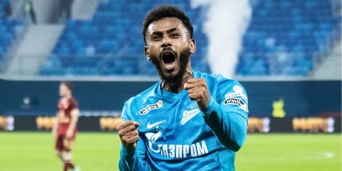 Wendel que joga pelo Zenit, na Rússia (Foto: Reprodução/ Internet)