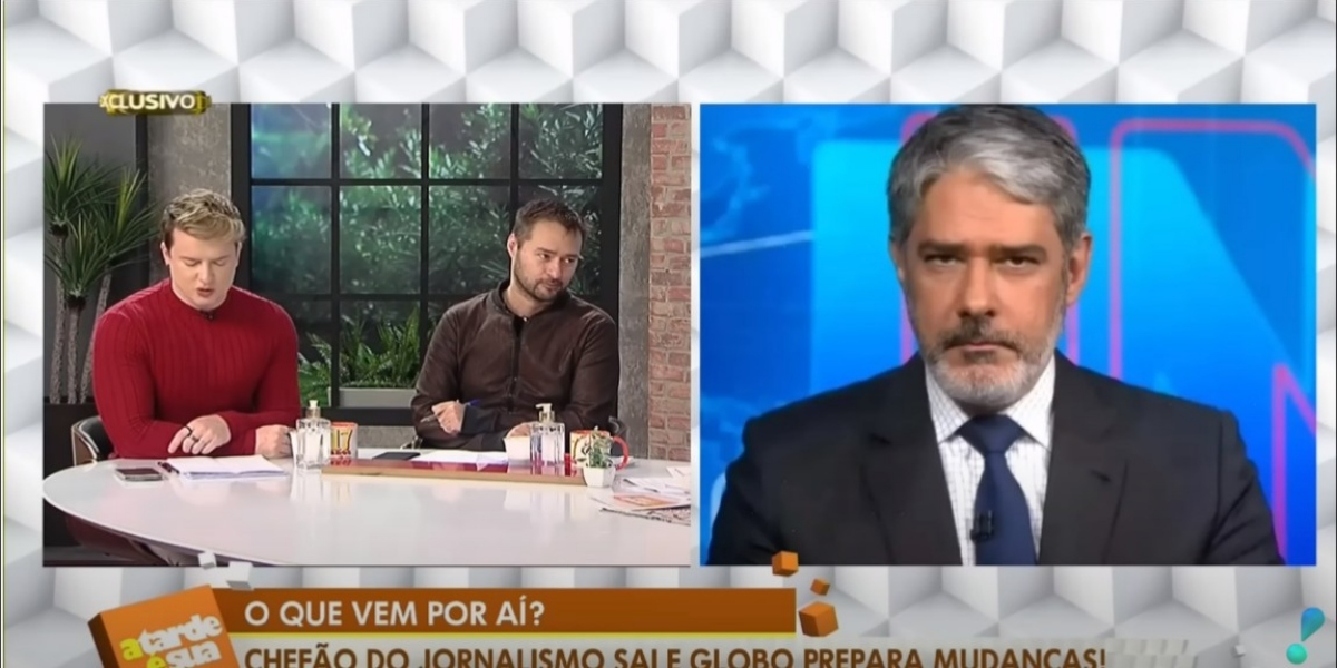 Alessandro Lo-Bianco deu notícia sobre a Globo no "A Tarde é Sua" (Foto: Reprodução/RedeTV!)