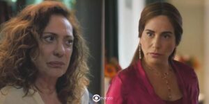 Agatha e Irene em Terra e Paixão (Foto: Reprodução / Globo / Montagem TV Foco)