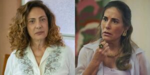 Agatha (Eliane Giardini) e Irene (Gloria Pires) terão embate em "Terra e Paixão" (Foto: Reprodução/TV Globo)