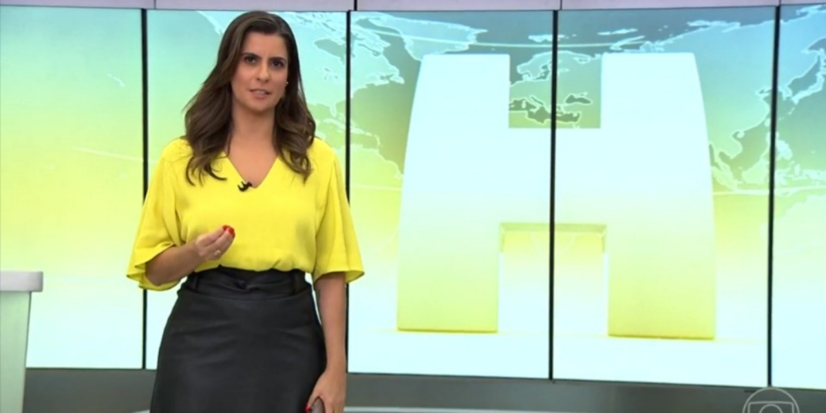 Camila Bomfim no "Jornal Hoje" (Foto: Reprodução/TV Globo)