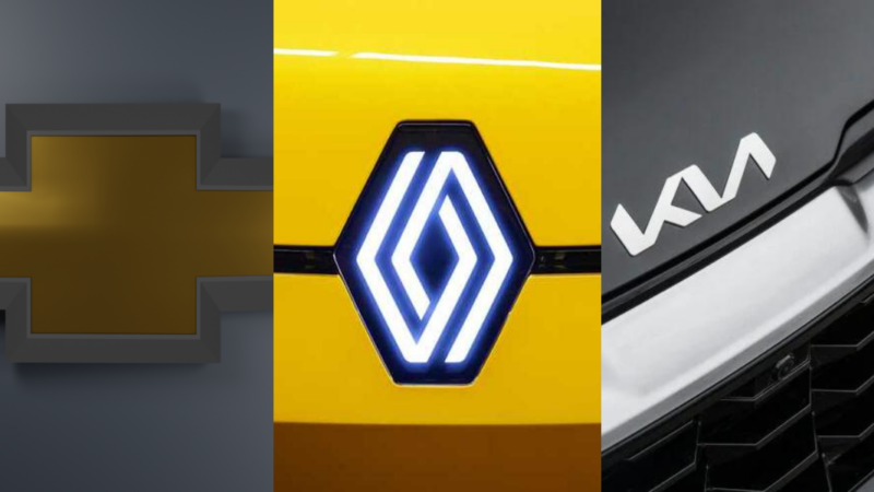 Chevrolet, Renault Kia (Reprodução/internet)