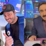 Celso Portiolli, Danilo Gentili e Ratinho nos estúdios do SBT (Reprodução: Montagem TV Foco)