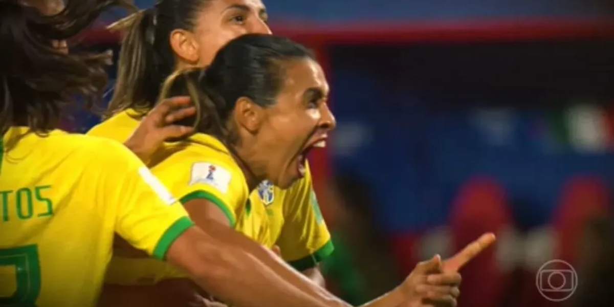 Disputa da Copa Feminina (Foto: Reprodução/TV Globo)