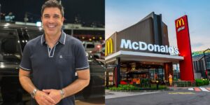 Edu Guedes dono de rede que rivaliza com o McDonald's (Reprodução: Montagem TV Foco)