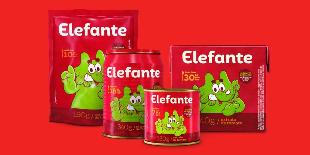 A marca Elefante, de molho de tomate, tem um de seus lotes proibidos de vendas em 2016 (Reprodução: Internet)
