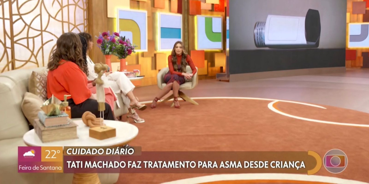 "Encontro" falou sobre a asma (Foto: Reprodução/TV Globo)