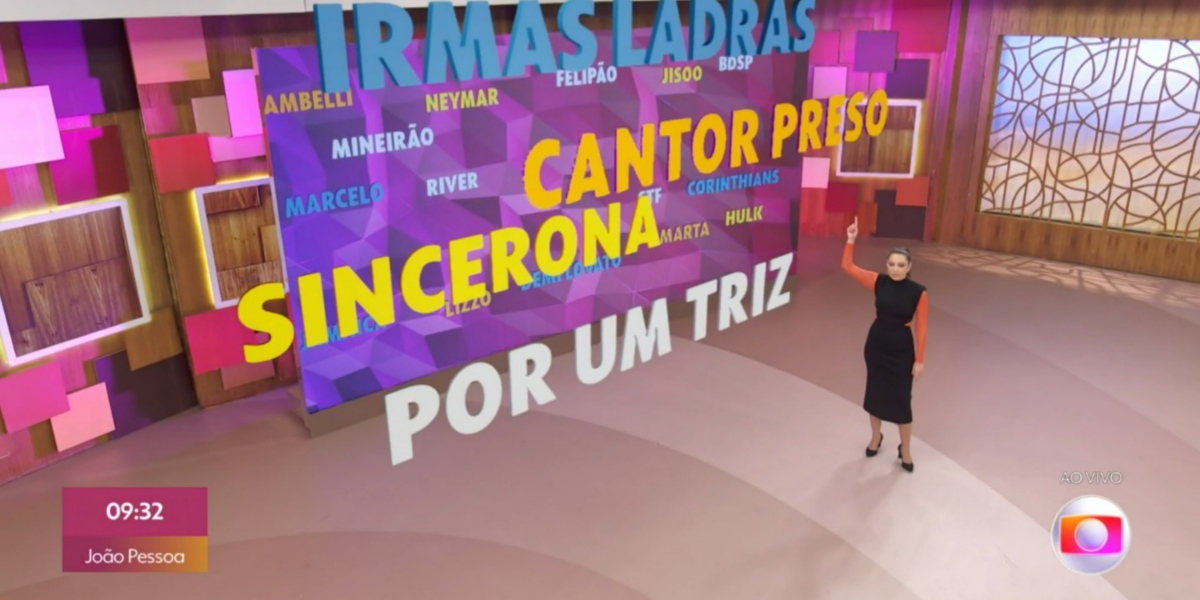 Patrícia Poeta no "Encontro" (Foto: Reprodução/TV Globo)