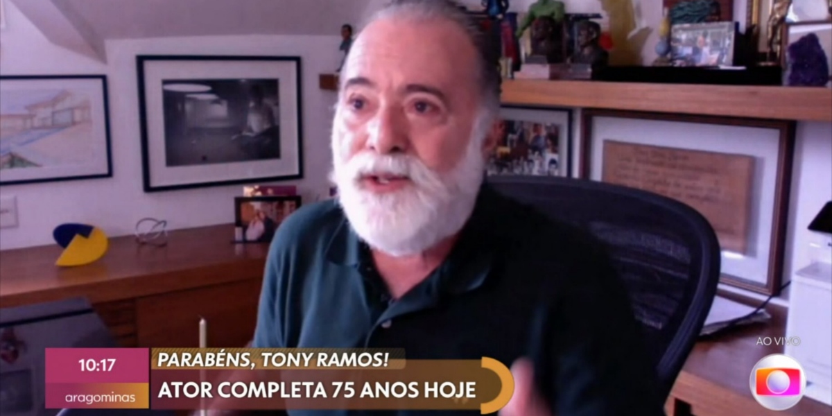 Tony Ramos no "Encontro" (Foto: Reprodução/TV Globo)