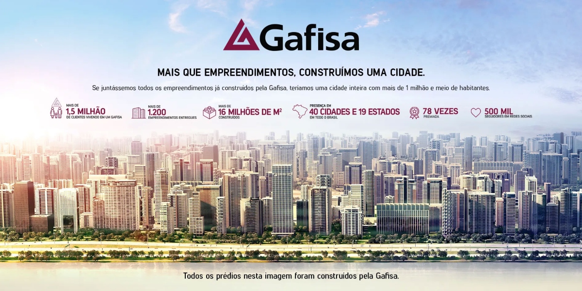 Banner do site da construtora (Foto: Reprodução/Gafisa)