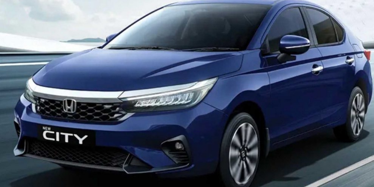 Honda City com grades colmeia (Foto: Divulgação/Honda)