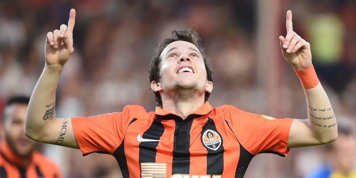 Bernard na época do Shakhtar Donetsk - (Foto: Internet)