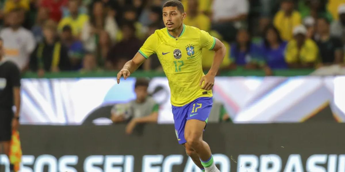 André jogando pela seleção brasileira  - (Foto: Internet)