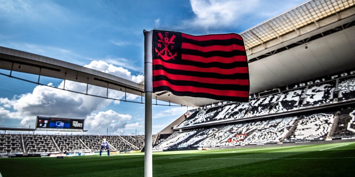 Neo Química Arena, quando o Flamengo manou seu jogo contra o Fluminense - (Foto: Internet)