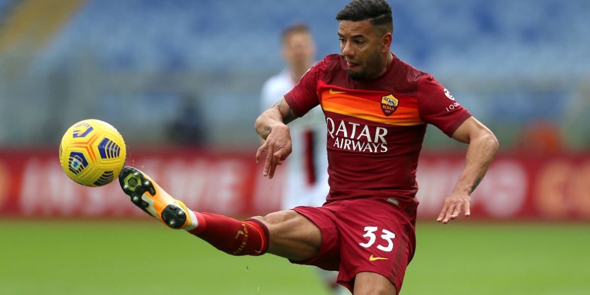 Bruno Peres, atuando na Roma - (Foto: Internet)