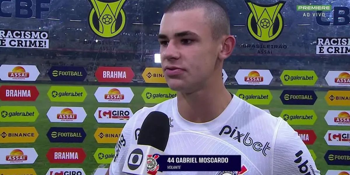 Gabriel Moscardo dano entrevista ao Premiere - (Reprodução: Premiere; Tv Globo)