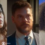 Jenifer, Theo e Sol em cenas de Vai na Fé (Foto: Reprodução / Globo / Montagem TV Foco)