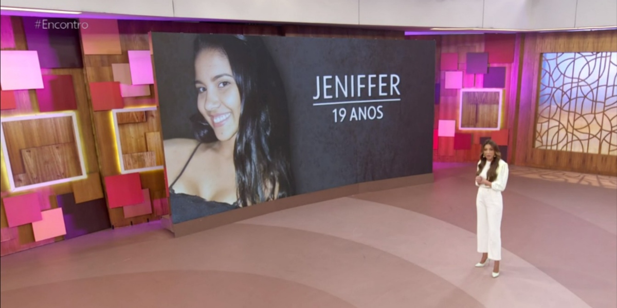 Patrícia Poeta repercutiu morte da jovem Jeniffer Carvalho (Foto: Reprodução/TV Globo)