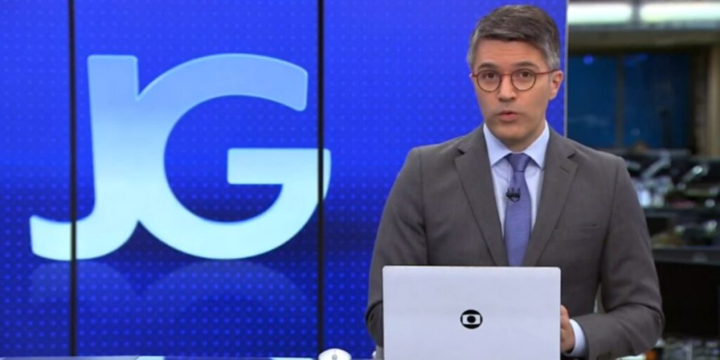 Bruno Tavares garantiu boa audiência no "Jornal da Globo" (Foto: Reprodução/TV Globo)