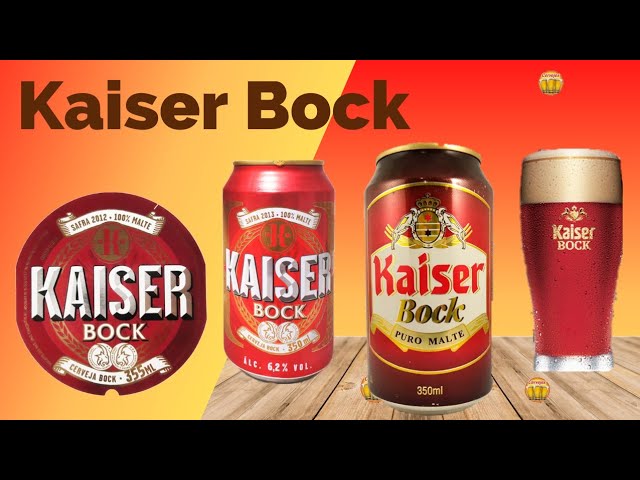 Cerveja Kaiser Bock (Foto: Divulgação)