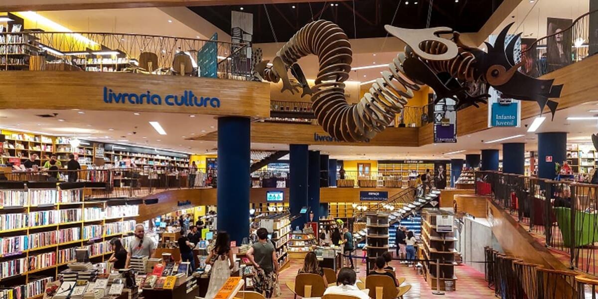 A Livraria Cultura é uma das maiores do país (Reprodução: Internet)