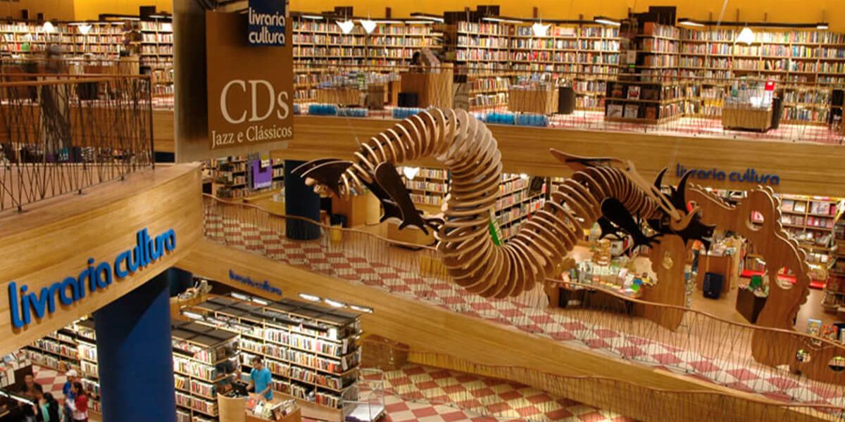 Livraria Cultura é uma das grandes lojas do país e mais amada (Reprodução: Internet)