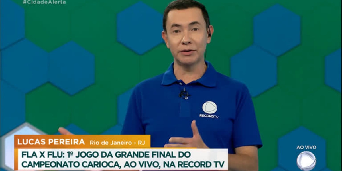 Lucas Pereira perdeu espaço no canal (Foto: Reprodução/Record)