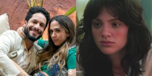 Luigi, Anely e Petra em cenas de Terra e Paixão (Foto: Reprodução / Globo / Montagem TV Foco)