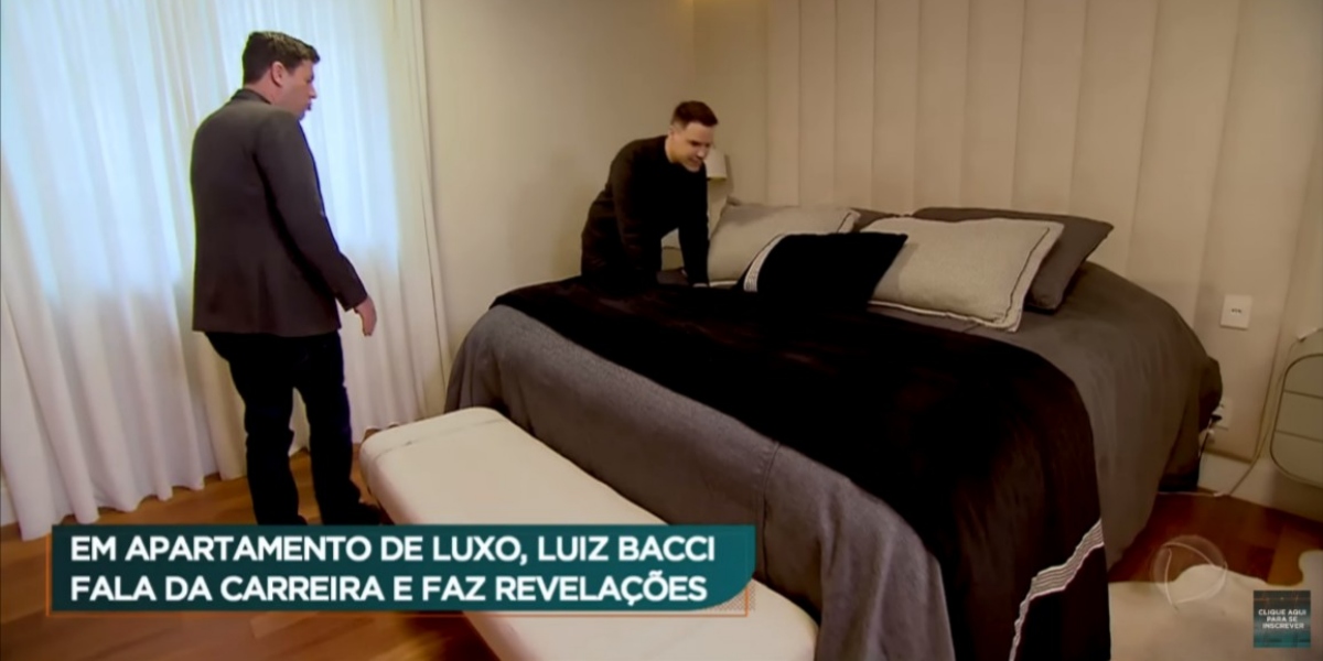 Luiz Bacci falou sobre problemas com insônia (Foto: Reprodução/Record)