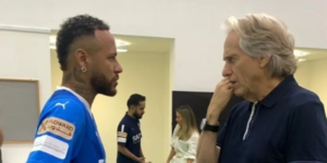 Neymar e Jorge Jesus (Foto: Reprodução/ Internet)