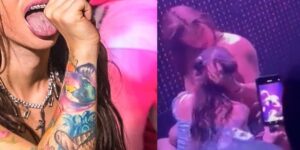 Famosa escandalizou com sexo oral no palco e muito mais (Foto: Montagem)