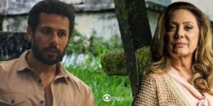 Ramiro e Agatha em Terra e Paixão (Foto: Reprodução / Globo / Montagem TV Foco)