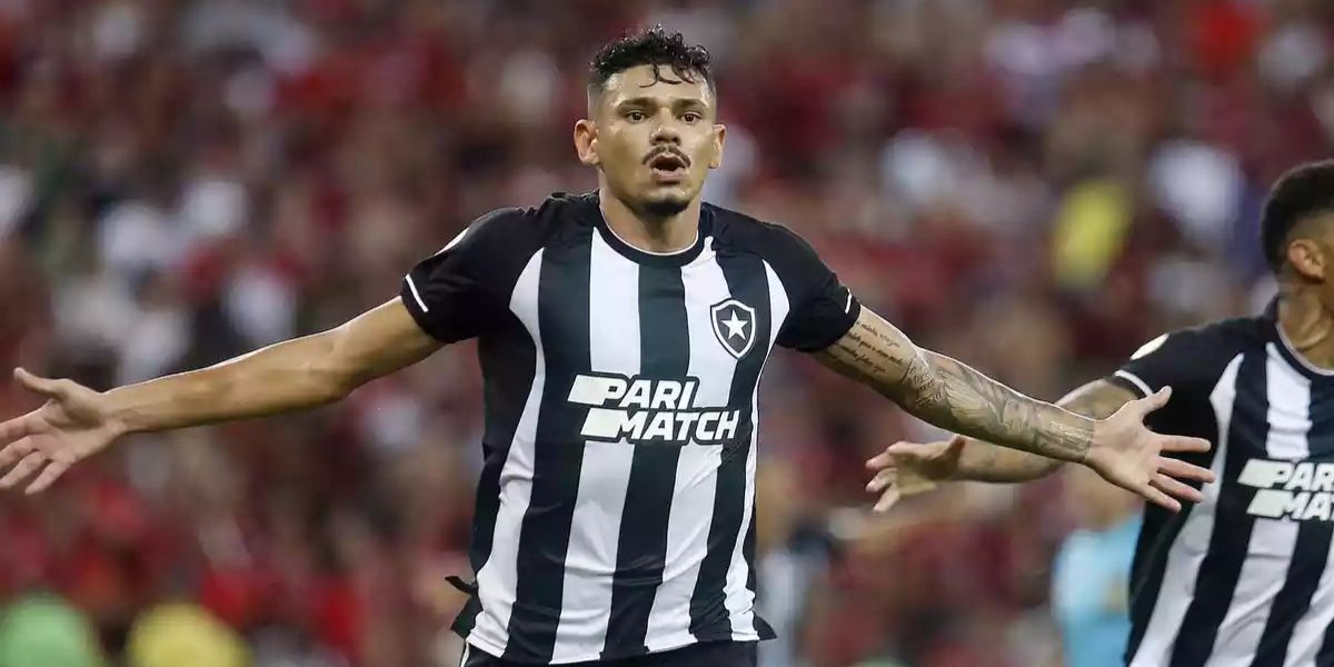 O atacante é o artilheiro do campeonato e um dos principais nomes do Botafogo (Reprodução: Internet)