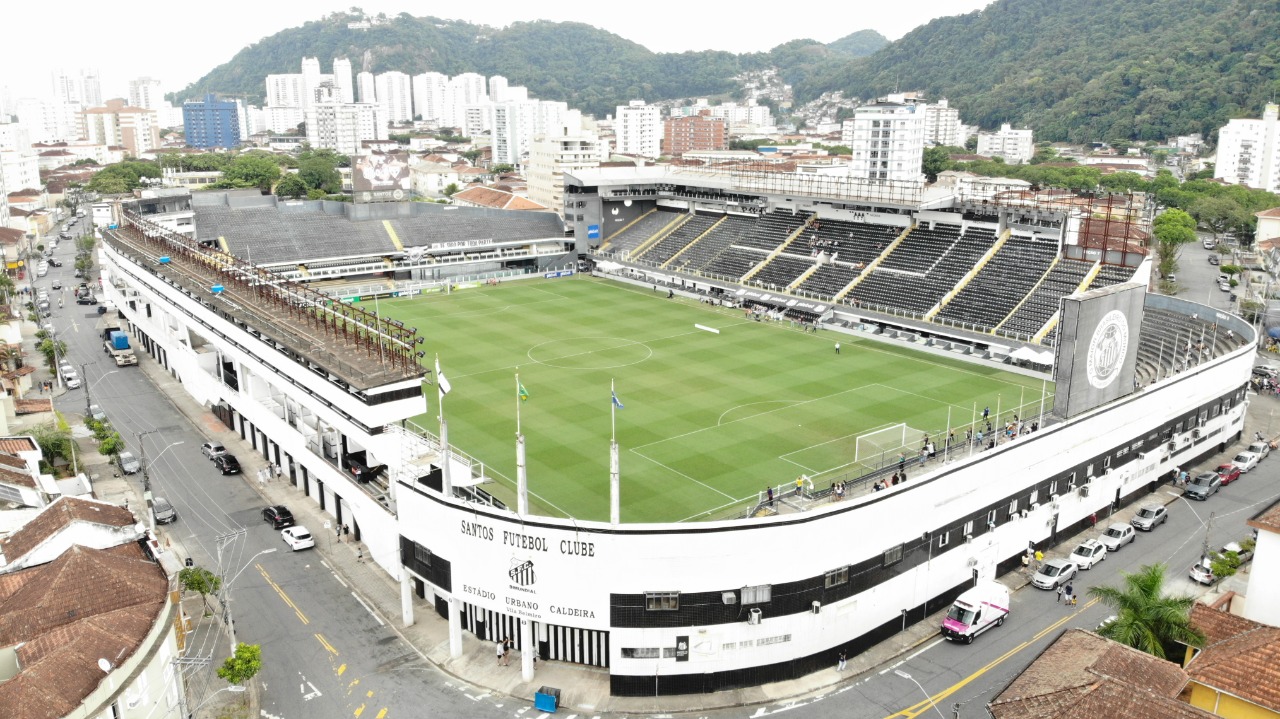 Estádio Vila Belmiro - Foto: Reprodução/Internet