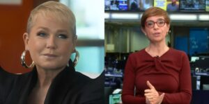 Xuxa e Renata Lo Prete elevaram audiência do horário nobre (Foto: Reprodução/TV Globo)