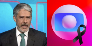 Morte de estrela da Globo confirmada por William Bonner no JN (Reprodução/Montagem TV Foco)