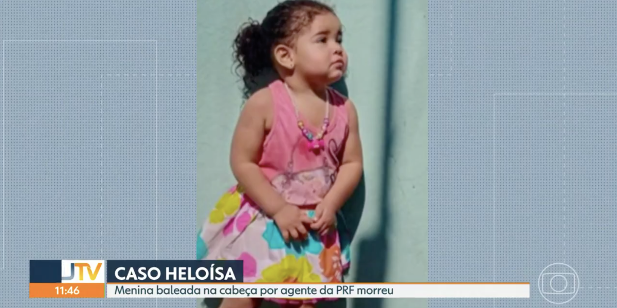 Heloísa dos Santos Silva, 3 anos (Reprodução/Globo)