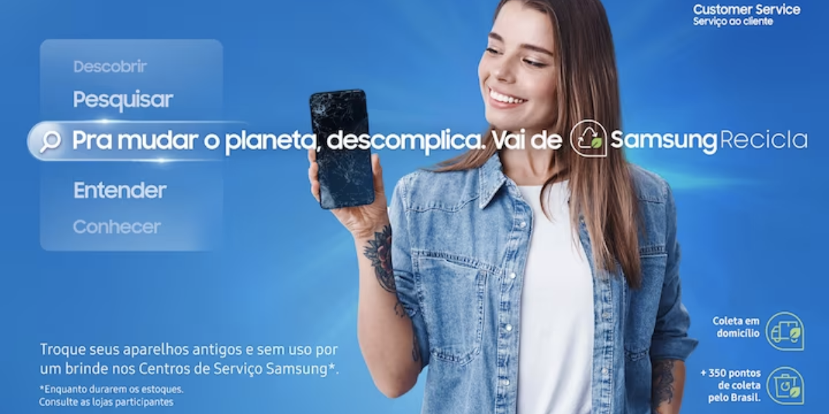 Campanha Samsung Recicla (Reprodução/Samsung)