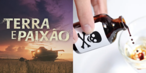 Assassinato em Terra e Paixão: Personagem morrerá envenenado (Reprodução/Montagem TV Foco)