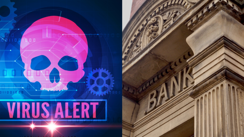 Alerta sobre novo vírus aterroriza bancos do Brasil (Reprodução/Montagem TV Foco)