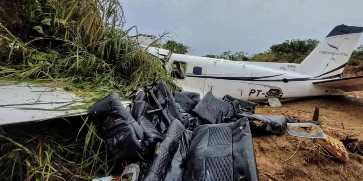 Acidente de avião (Foto: Reprodução / Globo)