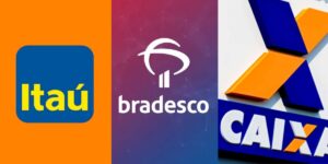 Agências do Itaú, Bradesco e Caixa vão fechar as portas na QUARTA (20) - Montagem: TVFOCO