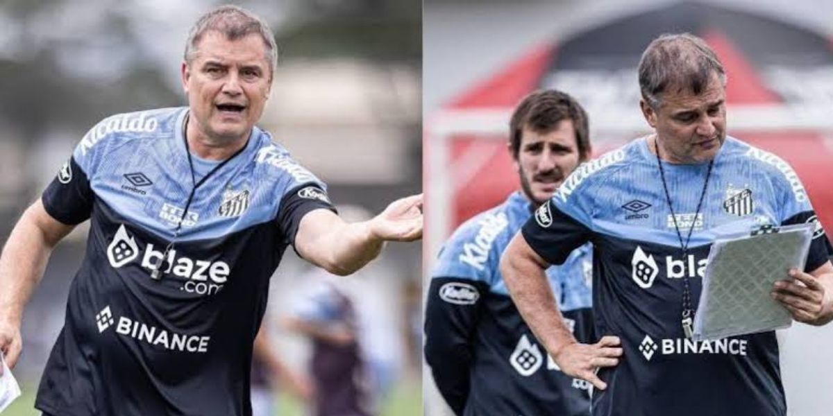 Aguirre prepara Santos para próxima partida (Montagem TV Foco).