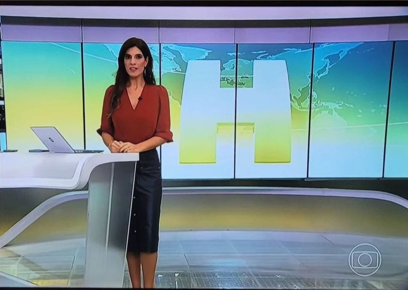 Andréia Sadi no Jornal Hoje (JH) (Foto: Reprodução, Globo)