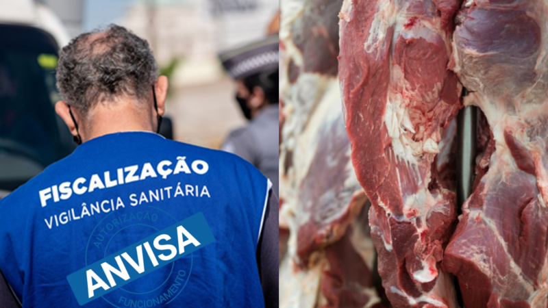 Anvisa faz alerta sobre carne (Foto: Montagem, TV Foco)