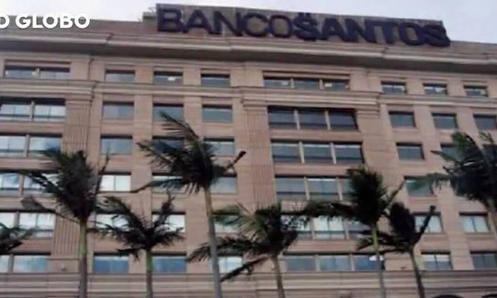 Banco Santos (Foto: Reprodução, Globo)