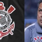 Bandeira do Corinthians e Luxemburgo - Foto Reprodução Internet