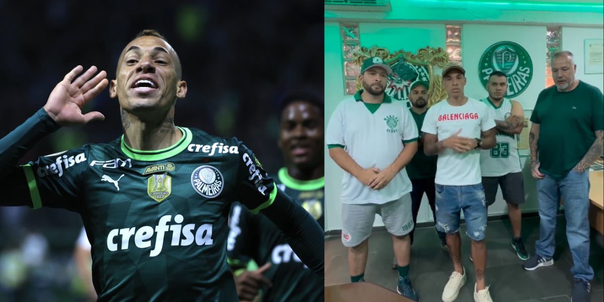 Breno Lopes, atacante do Palmeiras (Foto - Montagem TV Foco).